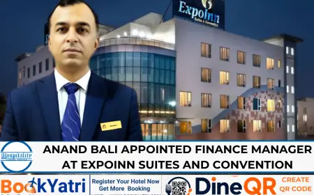 Anand Bali Appointed Finance Manager at ExpoInn Suites and Convention