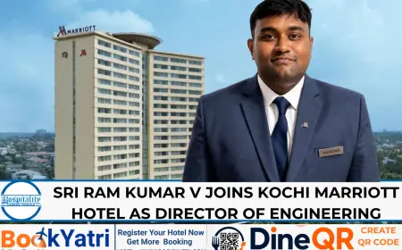 Sri Ram Kumar V Joins Kochi Marriott Hotel as Director of Engineering