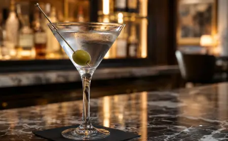 Martini Cocktail Recipe with SOP, Garnish & Presentation Guide