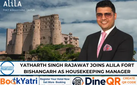 Yatharth Singh Rajawat Joins Alila Fort Bishangarh as Housekeeping Manager