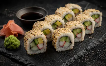 California Rolls Recipe with SOP & Presentation Guide