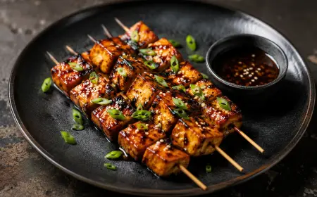 Teriyaki Paneer Skewers Recipe with SOP & Presentation Guide
