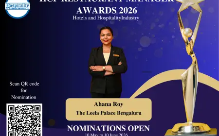 Ahana Roy, Restaurant Manager of The Leela Palace Bengaluru, Nominated for Restaurant Manager Award 2026