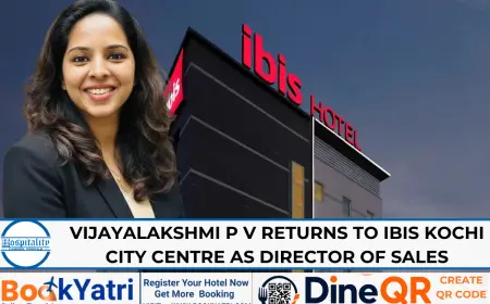 Vijayalakshmi P V Returns to ibis Kochi City Centre as Director of Sales