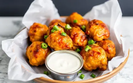 Hot Garlic Chicken Bites Recipe with SOP & Presentation Guide