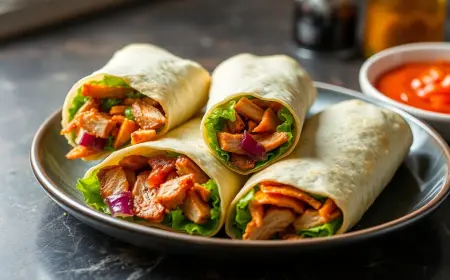 Peking Duck Wraps Recipe with SOP & Presentation Guide