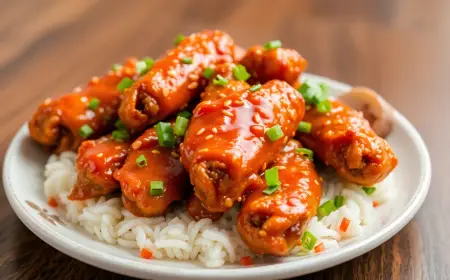 Thai Chilli Wings Recipe with SOP & Presentation Guide