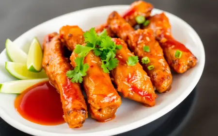 Thai Chicken Wings Recipe with SOP & Presentation Guide