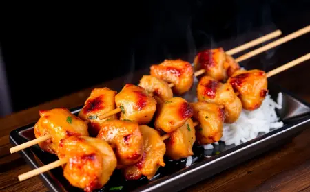 Chicken Yakitori Skewers Recipe with SOP & Presentation Guide