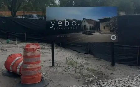 Yebo Beach Haus Rises in Palm Valley as Construction Hits Second Floor