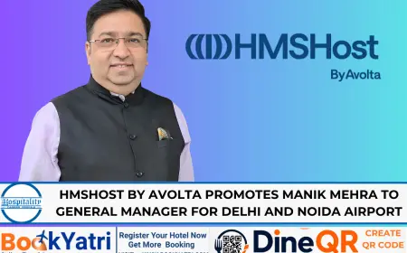 Manik Mehra Promoted as GM for Delhi and Noida Airports at HMSHost