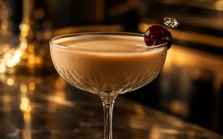 Rob Roy with Baileys Cocktail Recipe with SOP, Garnish & Presentation Guide