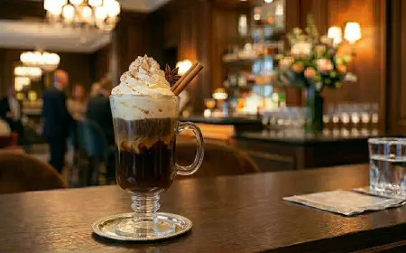 Irish Coffee with Baileys Cocktail Recipe with SOP, Garnish & Presentation Guide