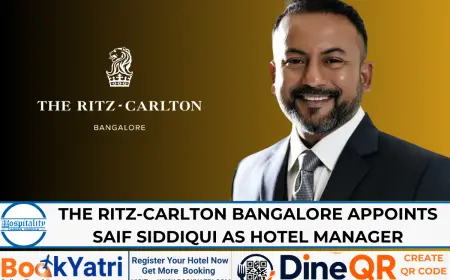 Saif Siddiqui Joins The Ritz-Carlton Bangalore as Hotel Manager