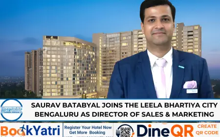 Saurav Batabyal Joins The Leela Bhartiya City Bengaluru as Director of Sales & Marketing
