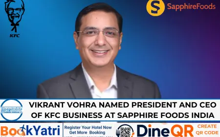 Vikrant Vohra Named President and CEO of KFC Business at Sapphire Foods India