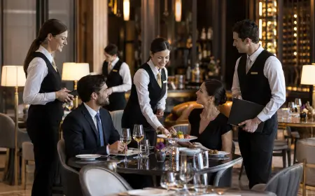 Sequence of Service in Restaurants Training for Hotel Operations