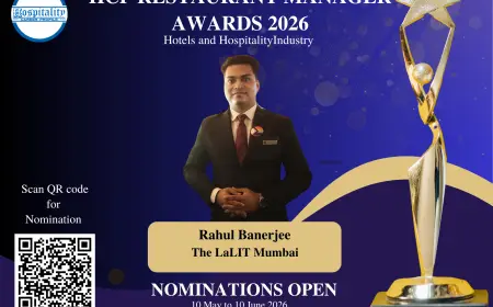 Rahul Banerjee, Beverage and Outlet Manager of The LaLiT Mumbai, Nominated for Restaurant Manager Award 2026
