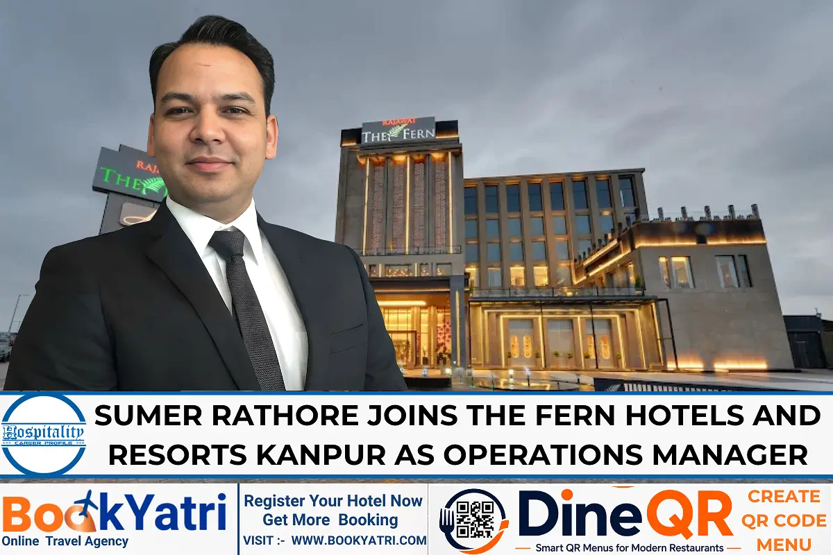 Sumer Rathore Joins The Fern Hotels Kanpur as Operations Manager