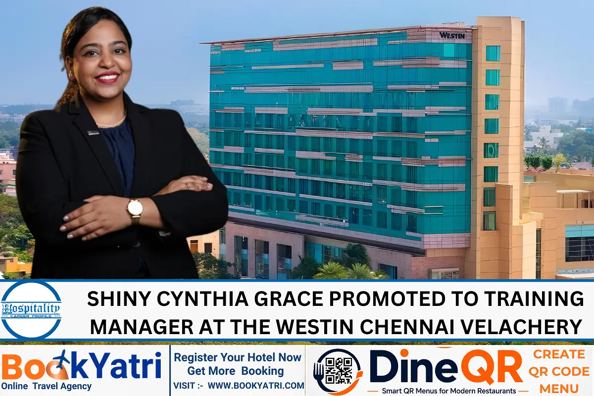 Shiny Cynthia Grace Promoted to Training Manager at Westin Chennai