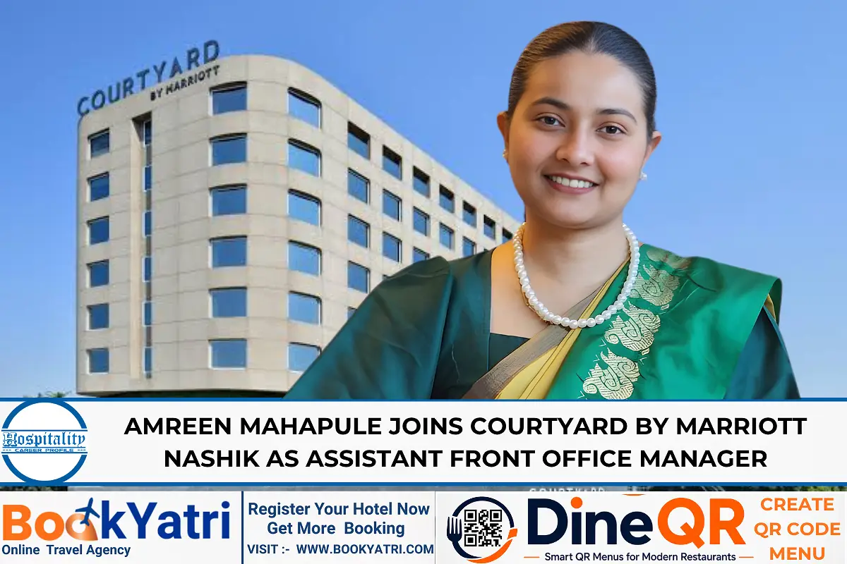 Amreen Mahapule Joins Courtyard by Marriott Nashik as Assistant FOM