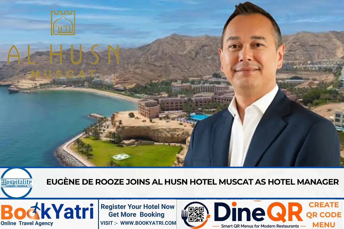 Eugène de Rooze Joins Al Husn Hotel Muscat as Hotel Manager
