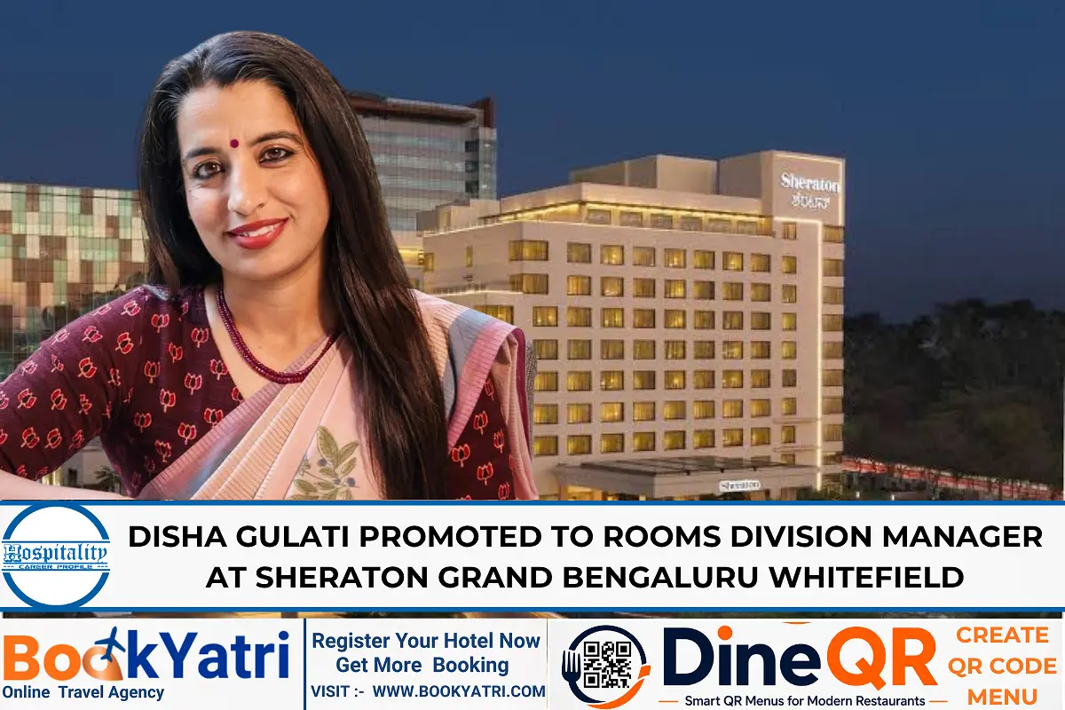 Disha Gulati Promoted to Rooms Division Manager at Sheraton Grand