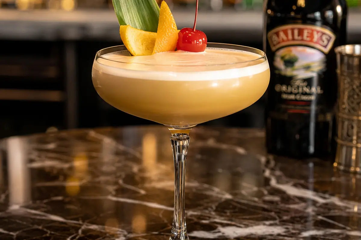 Saturn with Baileys Cocktail Recipe with SOP, Garnish & Presentation Guide