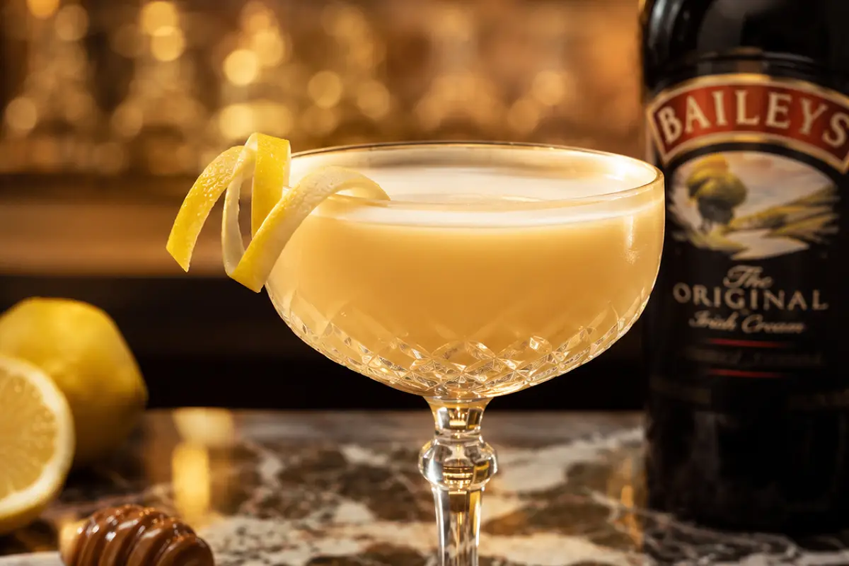 Bee’s Knees with Baileys Cocktail Recipe with SOP, Garnish & Presentation Guide