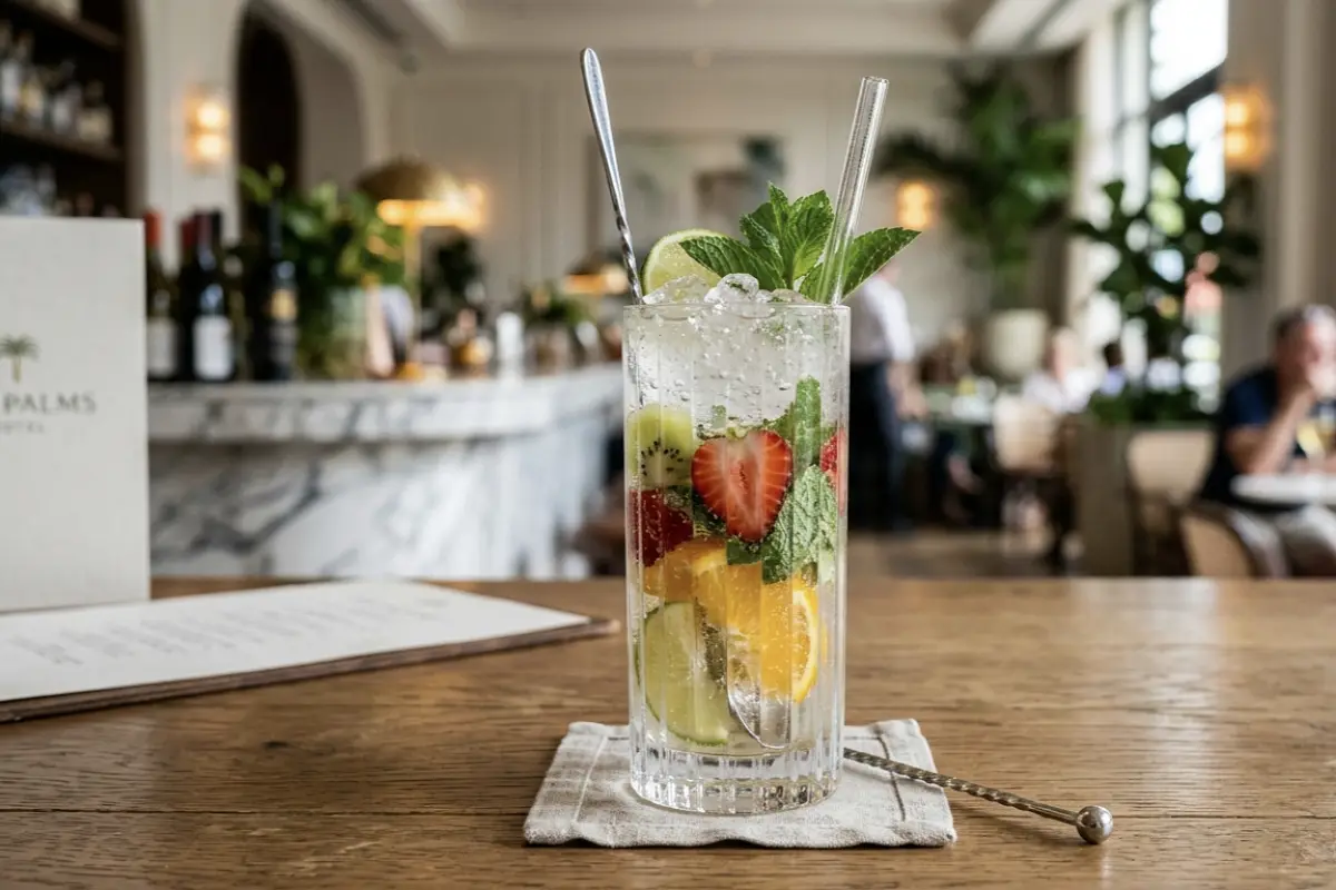 Signature House Cooler: 9 Easy Steps to the Perfect Mocktail