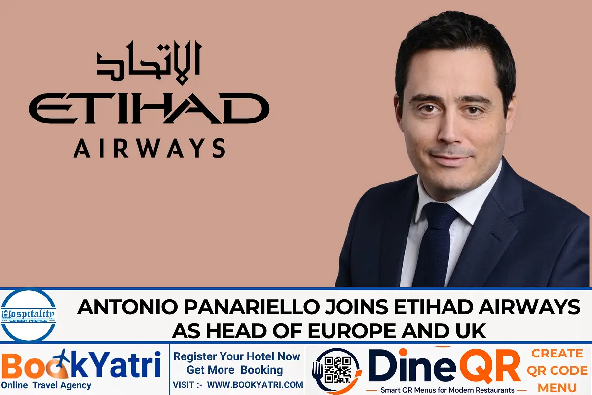 Antonio Panariello Joins Etihad Airways as Head of Europe and UK