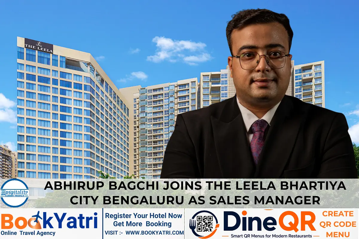Abhirup Bagchi Joins The Leela Bengaluru as Sales Manager