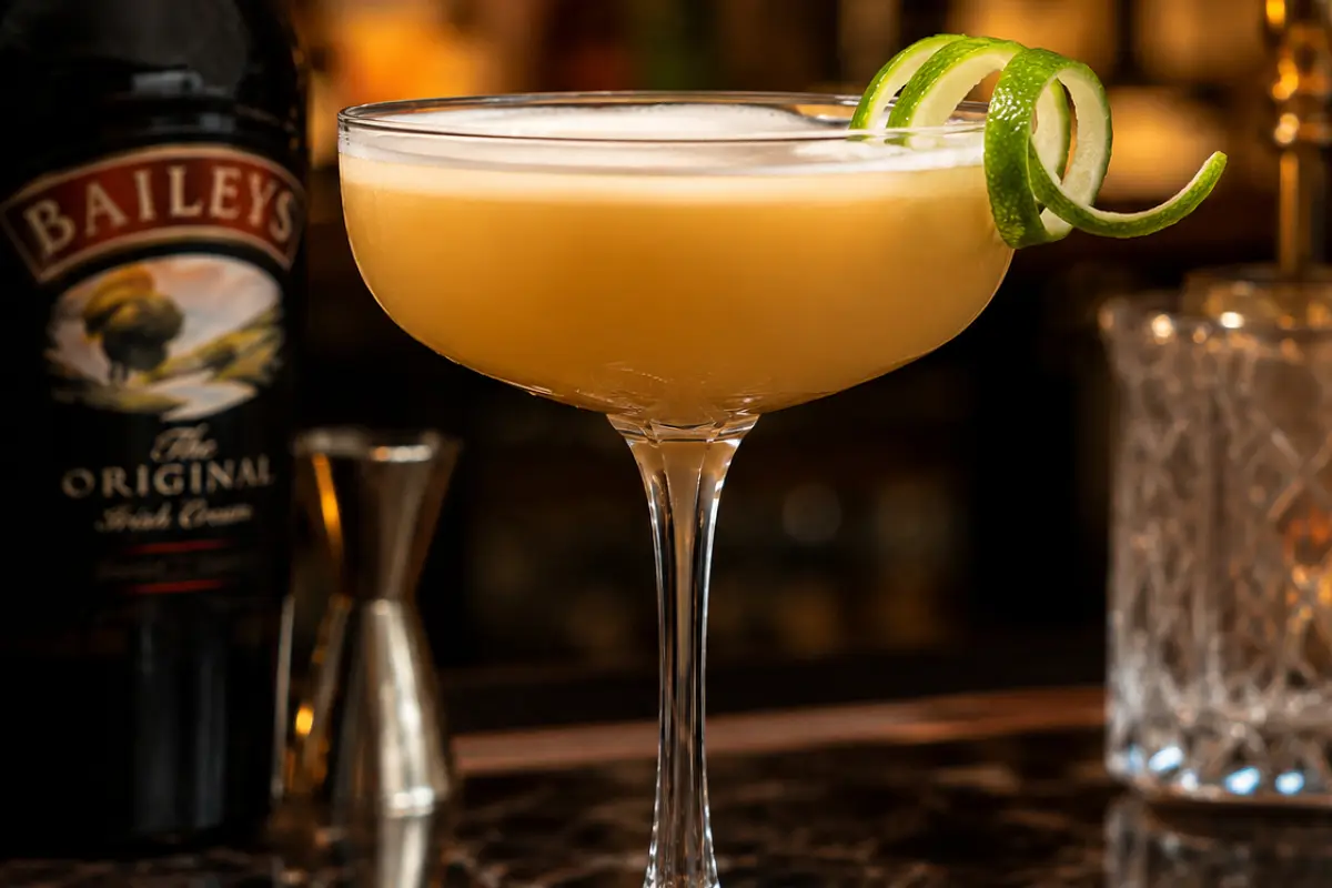 Naked and Famous with Baileys Cocktail Recipe