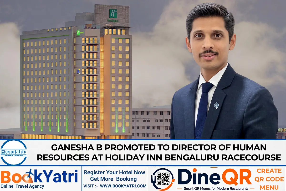 Ganesha B Promoted to Director of HR at Holiday Inn Bengaluru