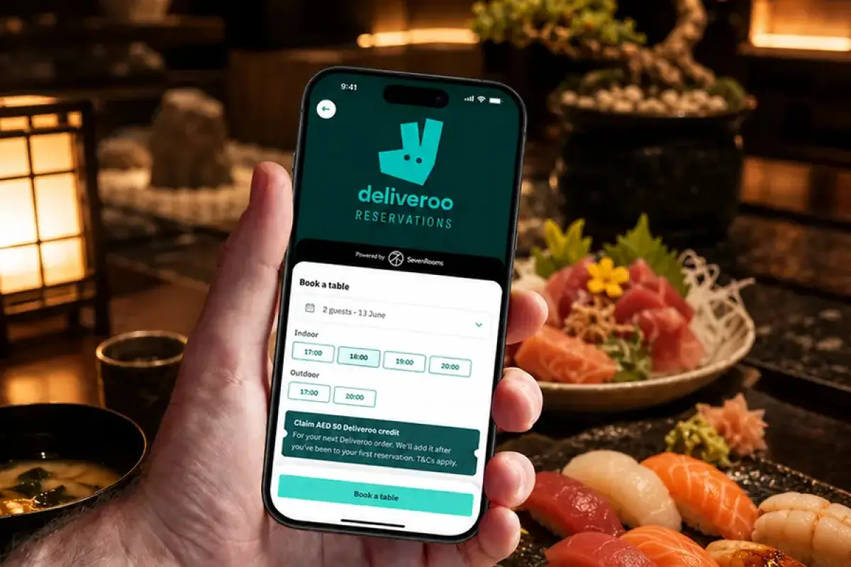 Deliveroo UAE Launches In-App Restaurant Reservations via SevenRooms