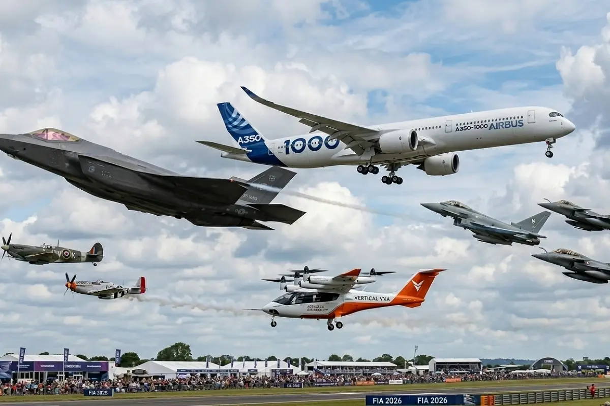 Farnborough Airshow 2026 Unveils First Flying Display Aircraft Lineup