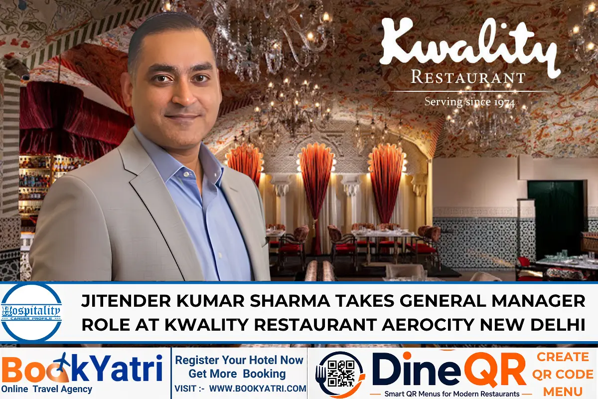 Jitender Kumar Sharma Appointed GM at Kwality Restaurant Aerocity