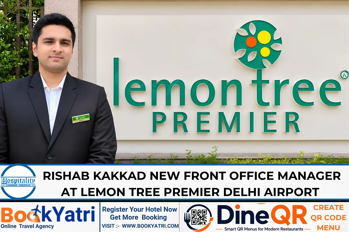 Rishab Kakkad new FOM at Lemon Tree Premier Delhi Airport
