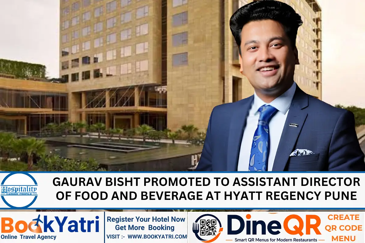 Gaurav Bisht Promoted to Asst. Director of F&B at Hyatt Regency Pune