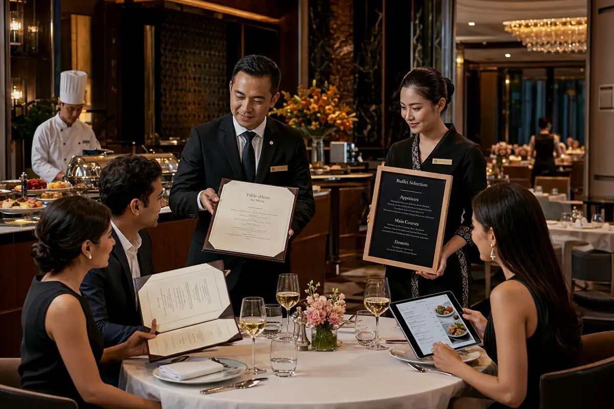 Types of Restaurant Menus Training for Hotel and Restaurant Operations