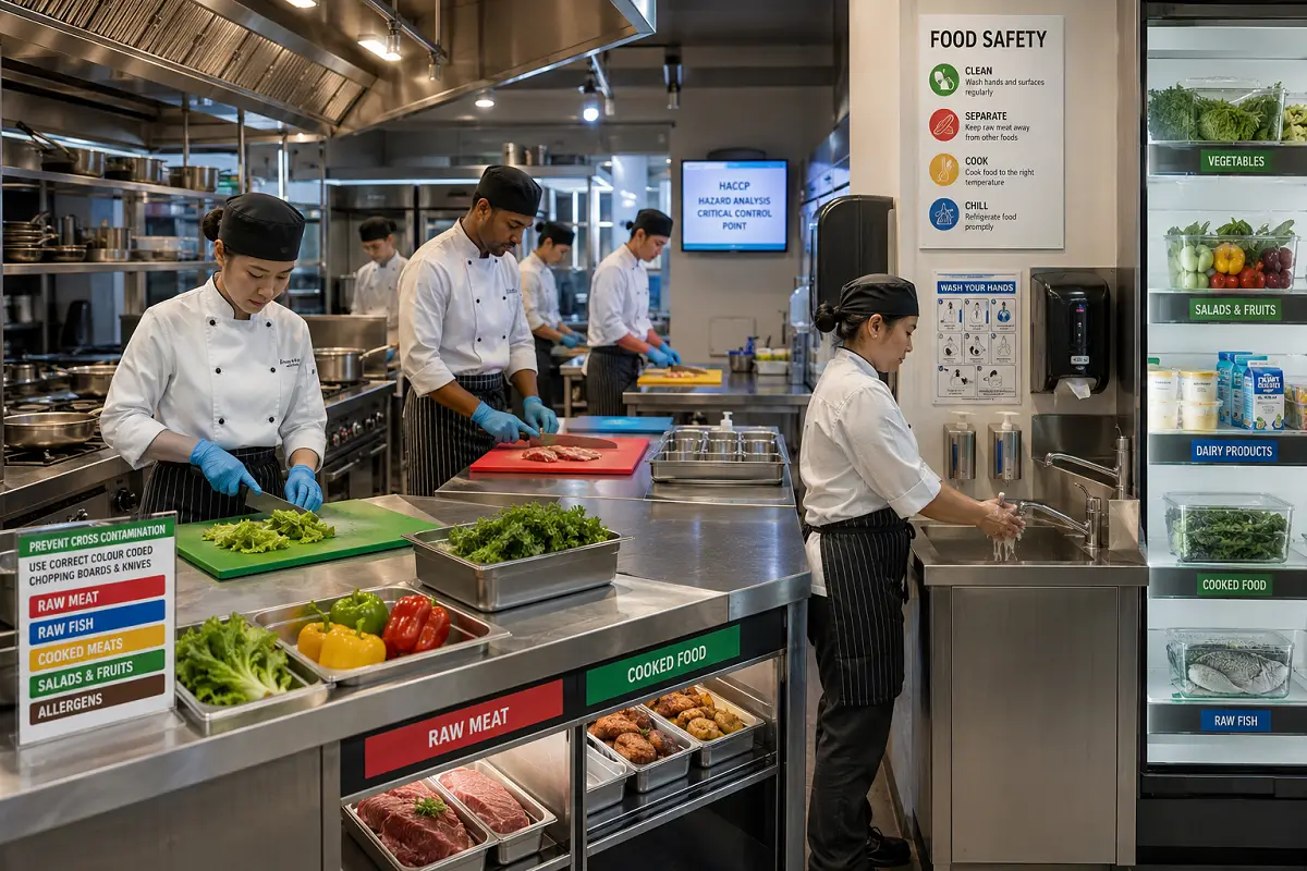 Cross Contamination Prevention Methods Training for Hotel Operations