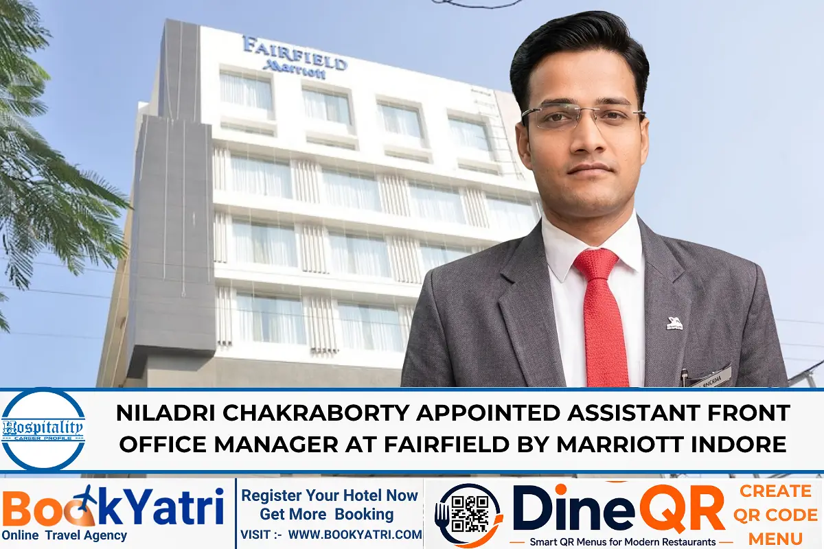 Niladri Chakraborty Appointed Assistant FOM at Fairfield Indore