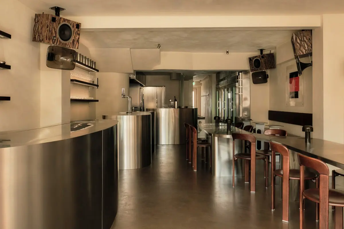 Kiez Kebab Opens in West London With Bespoke Steel Communal Table Design