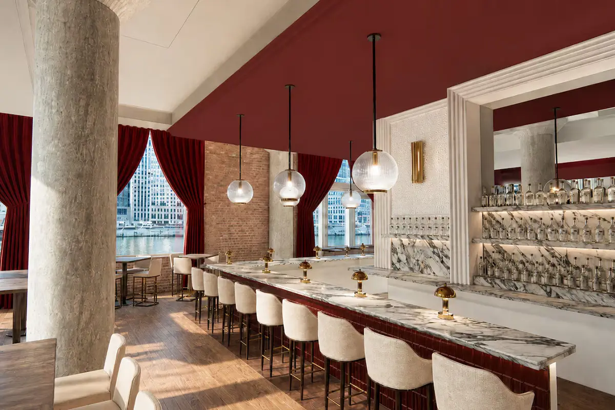 Carlyle Club Opens on Chicago Riverfront in Former Kimbal Musk Restaurant Space