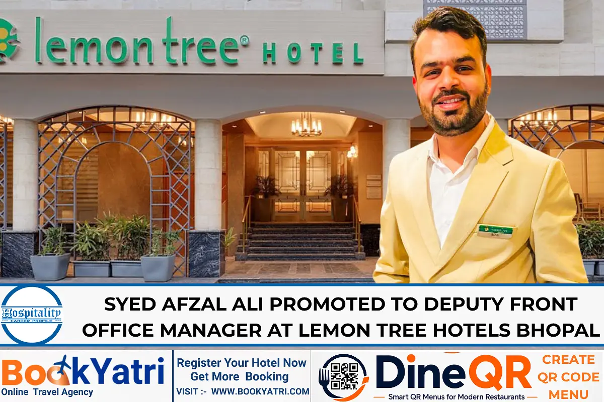 Syed Afzal Ali Promoted to Deputy FOM at Lemon Tree