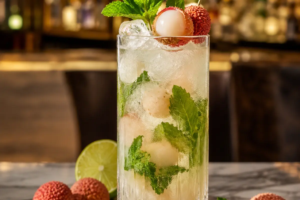 Lychee Mojito Cocktail Recipe with SOP, Garnish & Presentation Guide