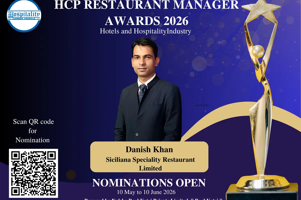 Danish Khan, Restaurant Manager of Siciliana Speciality Restaurant Limited, Nominated for Restaurant Manager Award 2026