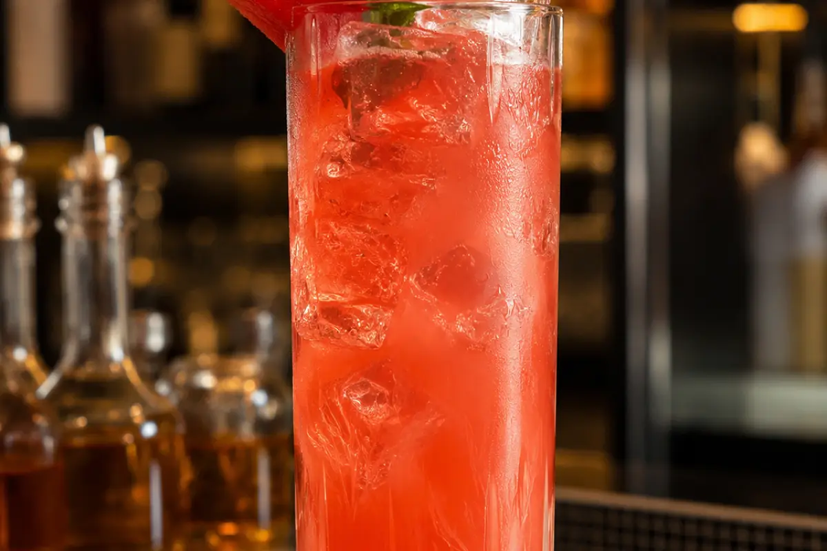 Watermelon Cooler Cocktail Recipe with SOP, Garnish & Presentation Guide