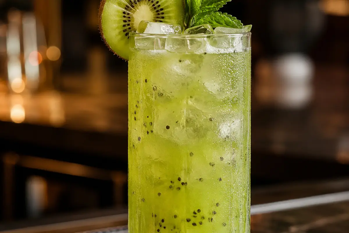 Kiwi Cooler Cocktail Recipe with SOP, Garnish & Presentation Guide