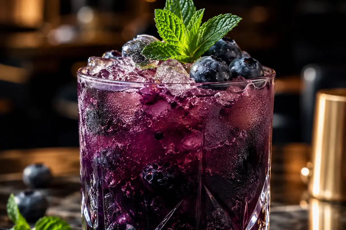 Blueberry Smash Cocktail Recipe